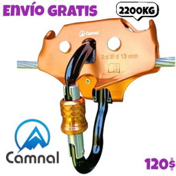 Polea Tirolina Escalada Trolley Mosqueton Canopy Zip Line