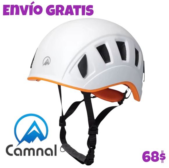 Casco deportivo para escalada y trabajos de altura