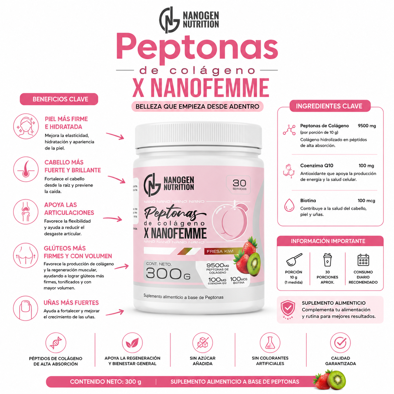 Peptidos de colageno 🍑 NANOGEN _1