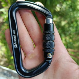Mosquetón 3 Lock 30kN aluminio automático Camnal