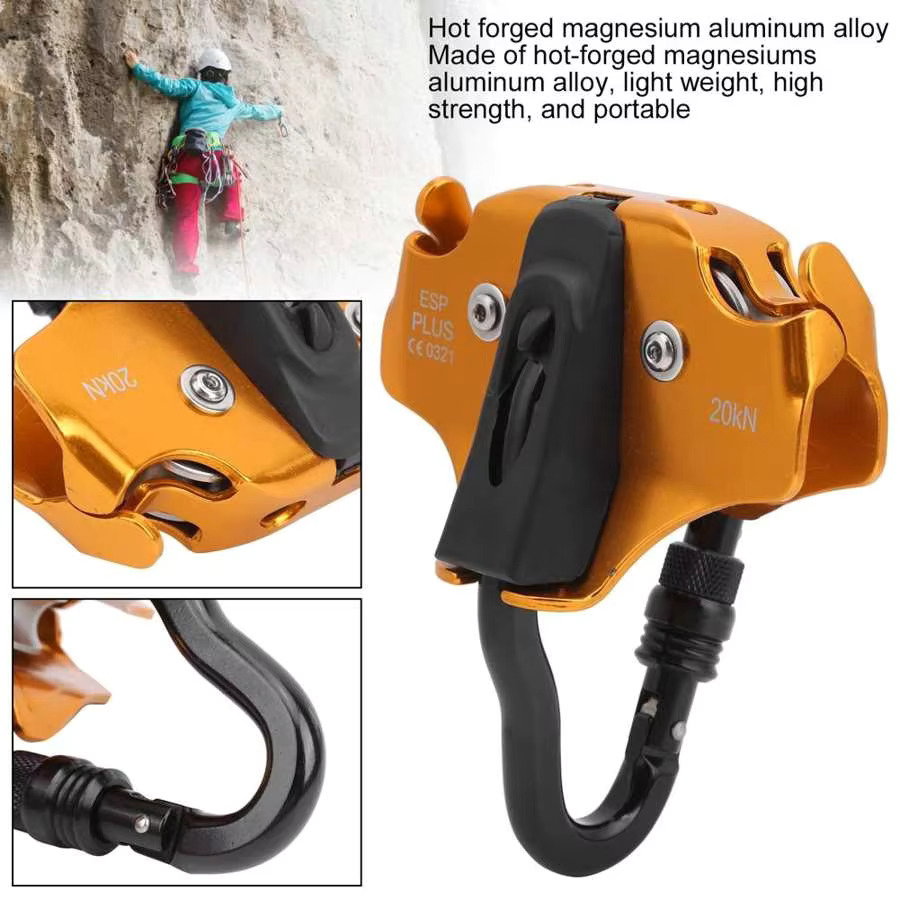 Polea Tirolina Escalada Trolley Mosqueton Canopy Zip Line_4