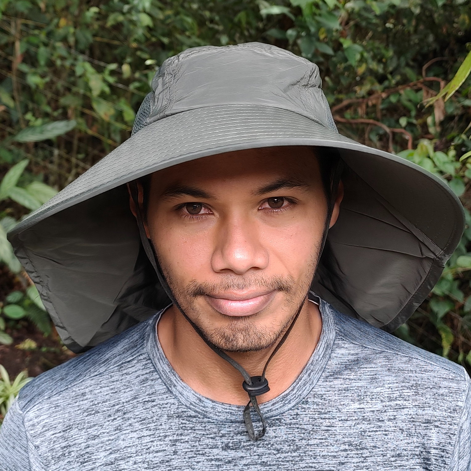 Sombrero Gorra Senderismo Pesca Protección Sol Uv Ajustable_1