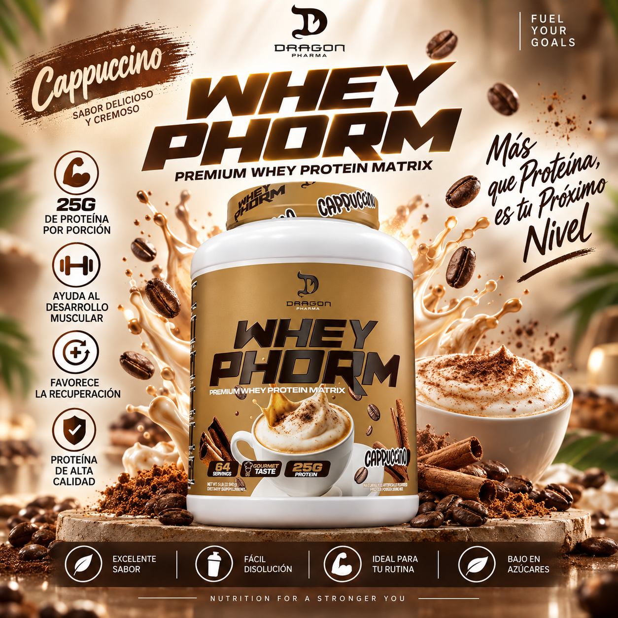 Whey Phorm 5lbs 🐉 dragón pharma _0