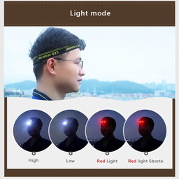 Linterna De Cabeza Frontal  Tipo Led Resistente Al Agua