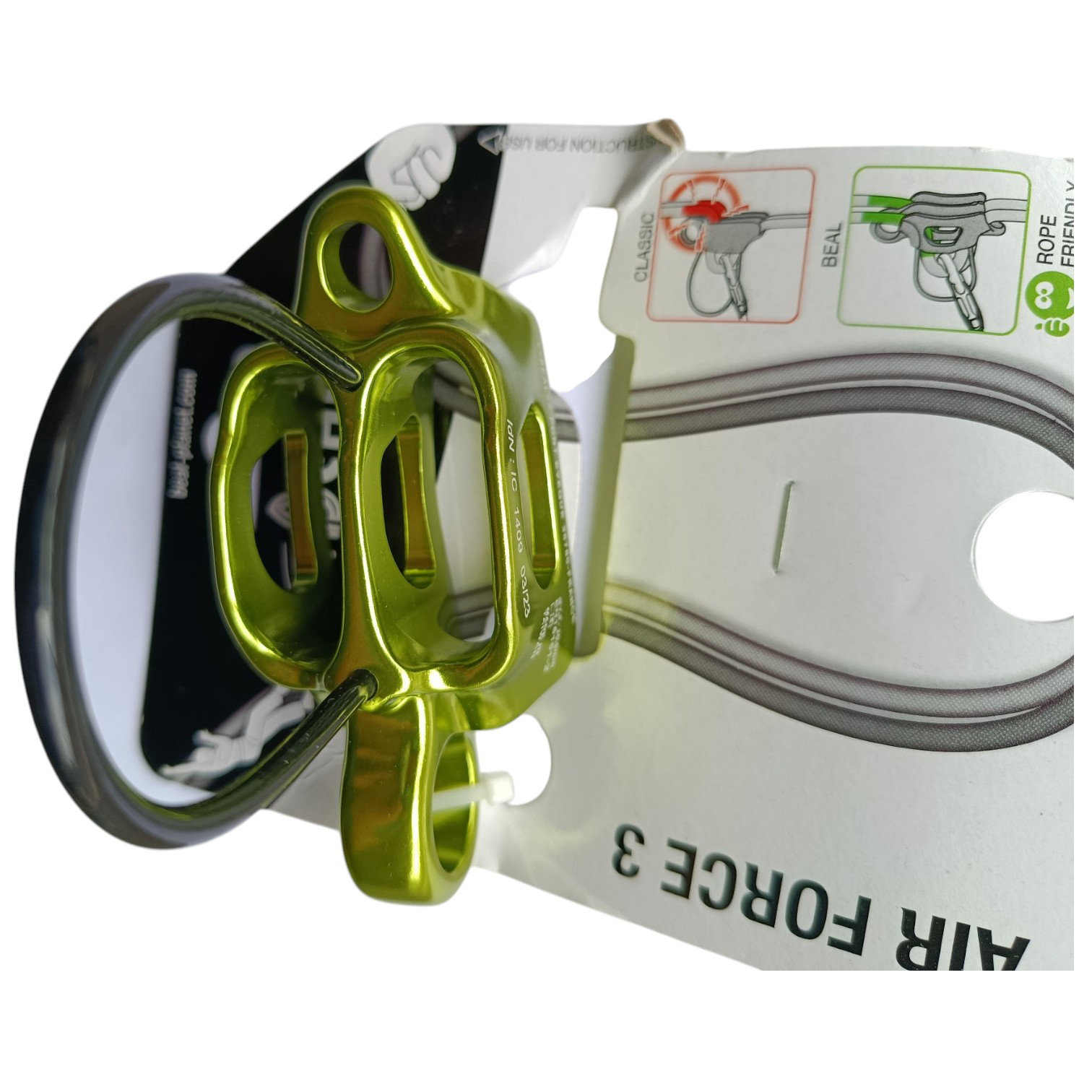 Descensor ATC tipo reverso con Cesta BEAL_3
