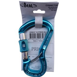 Mosquetón Antigiro 25kN aluminio rosca Beal