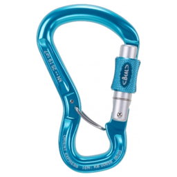 Mosquetón Antigiro 25kN aluminio rosca Beal