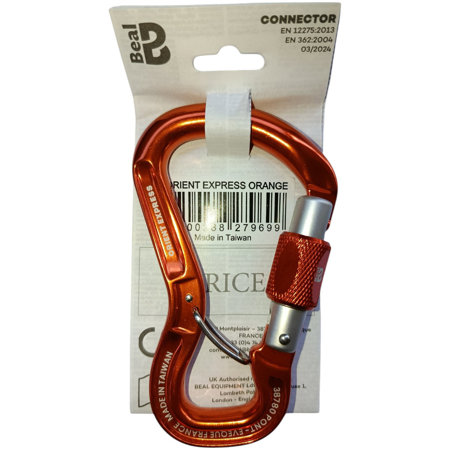 Mosquetón Antigiro 25kN aluminio rosca Beal_9