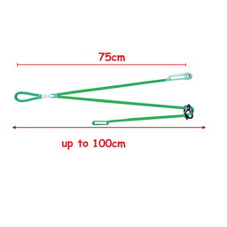 Linea De Vida Ajustable Escalada Rapel Seguridad