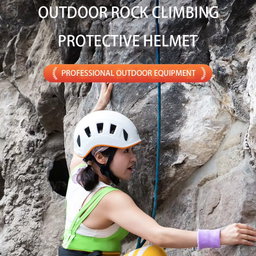 Casco deportivo para escalada y trabajos de altura