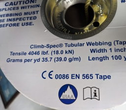 Cinta Tubular 17.8kn 2,6cm Rollo 30M