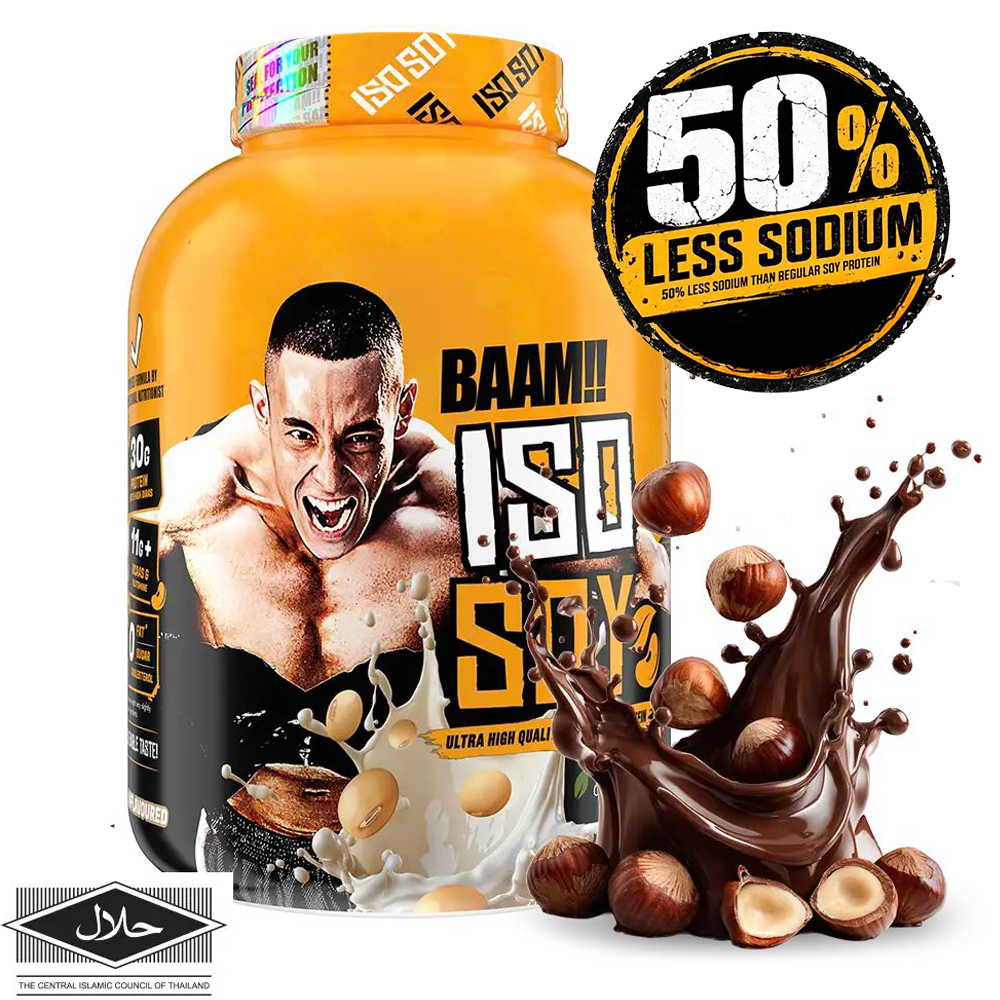 BAAM!!™ ISO-SOY Plant Protein Isolate (5lb / 2.3kg) | 30g Soy Isolate Protein • Vegan • Lactose-Free • Lab-Tested Premium Plant Protein_21