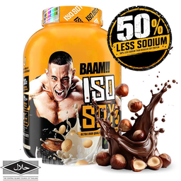 BAAM!!™ ISO-SOY Plant Protein Isolate (5lb / 2.3kg) | 30g Soy Isolate Protein • Vegan • Lactose-Free • Lab-Tested Premium Plant Protein