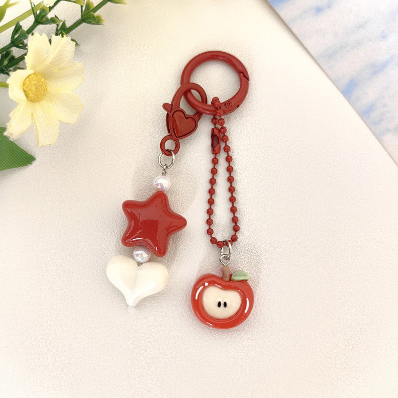 Add On Keychain ( Red Apple ) _0