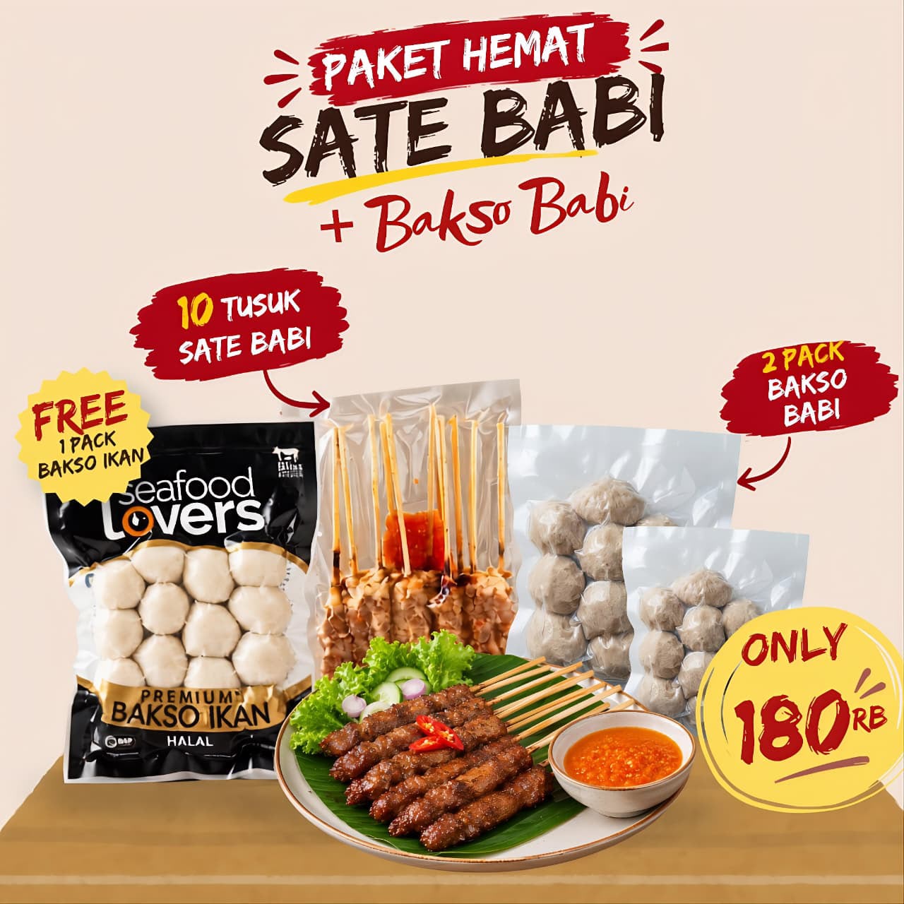  PROMO Fish & Chips + Calamari,,,PROMO Sate Babi Bali & Bakso Babi (FREE Bakso Ikan),, PROMO AYAM PEJANTAN_1