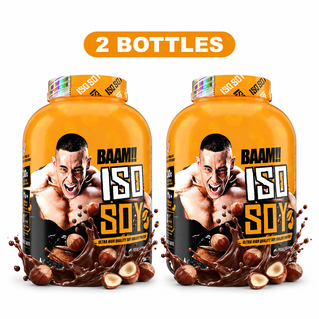 BAAM!!™ ISO-SOY Plant Protein Isolate (5lb / 2.3kg) | 30g Soy Isolate Protein • Vegan • Lactose-Free • Lab-Tested Premium Plant Protein_26