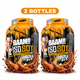 BAAM!!™ ISO-SOY Plant Protein Isolate (5lb / 2.3kg) | 30g Soy Isolate Protein • Vegan • Lactose-Free • Lab-Tested Premium Plant Protein