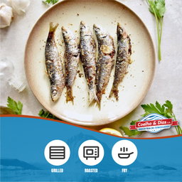 COELHO & DIAS Big Sardines 10/12 900G