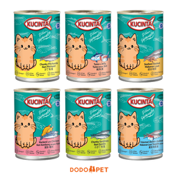 Kucinta Chunky Wet Cat Food Can (Adult) - 400g