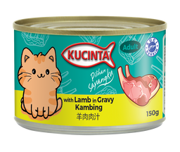 Kucinta Wet Cat Food Can (Adult) - 150g