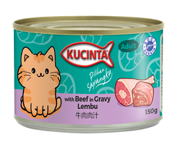 Kucinta Wet Cat Food Can (Adult) - 150g