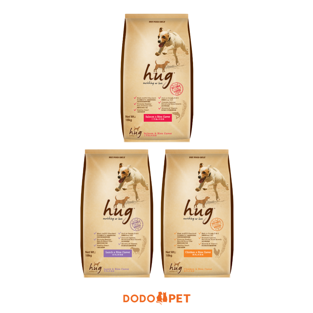 Hug Dry Dog Food (All Breeds) - 18kg