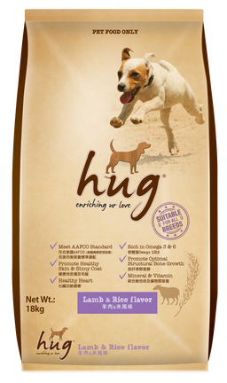 Hug Dry Dog Food (All Breeds) - 18kg