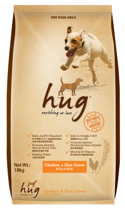 Hug Dry Dog Food (All Breeds) - 18kg