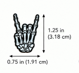 (Skeleton Rock Hand) Patch