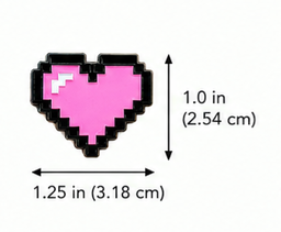 (Pink Pixel Heart) Patch