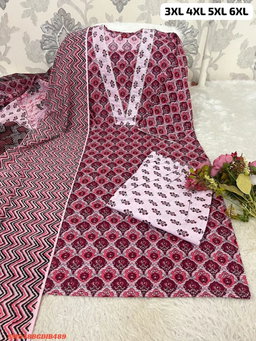 PURE COTTON KURTI PANT WITH DUPPATA SM3