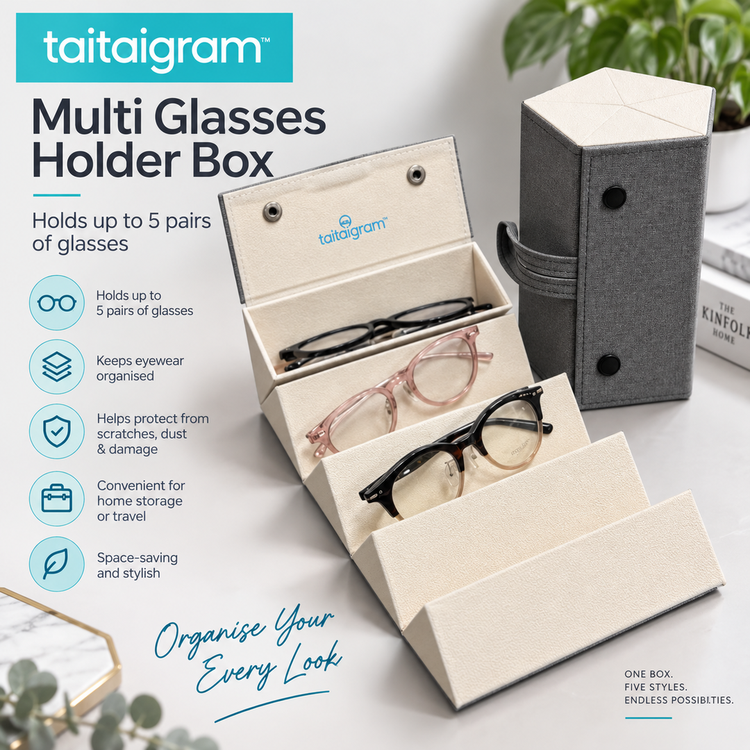 Taitaigram Multi Glasses Holder Box