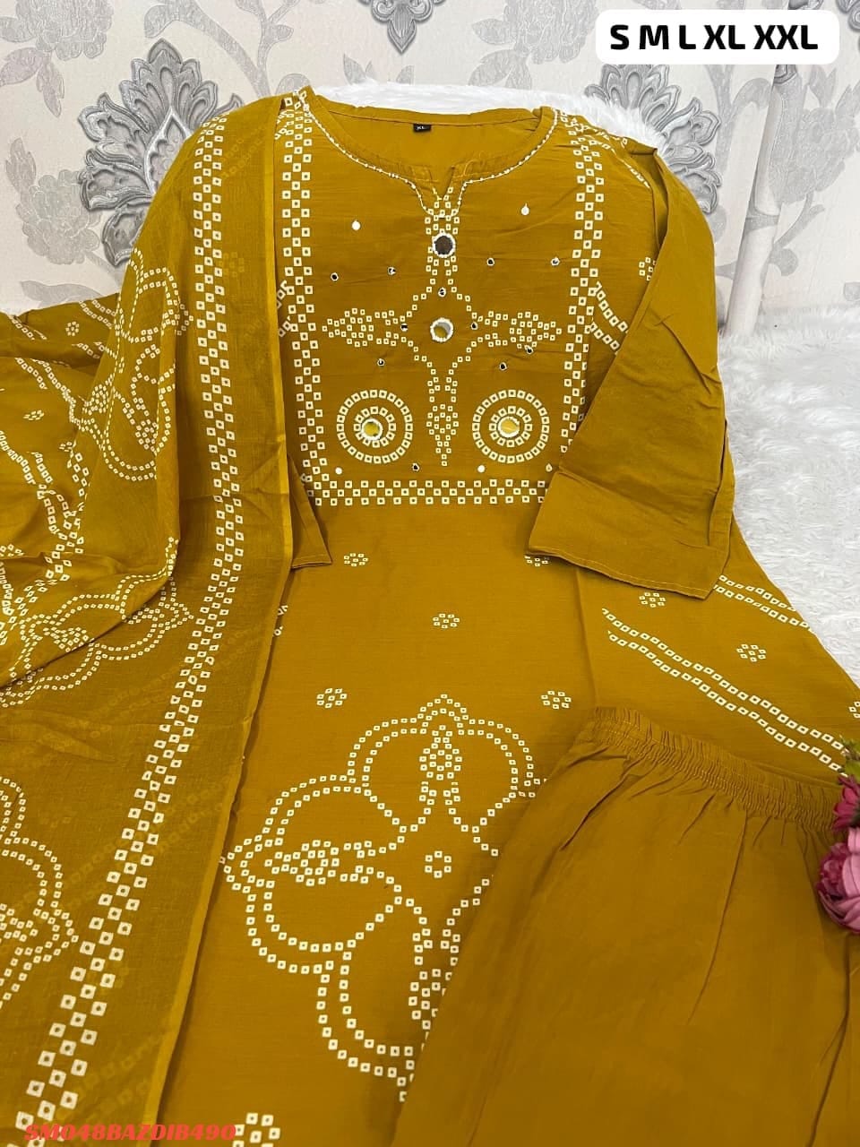 New straight kurta  set with new style SM3 _3