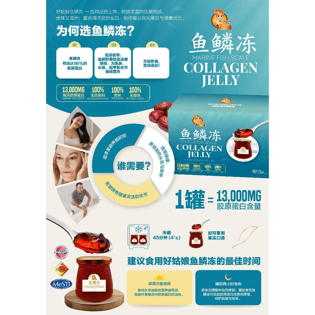 Fish Scale Collagen 魚鱗冻天然胶原蛋白 *13,000mg Collagen* - 175ml x 6 Bottle_2