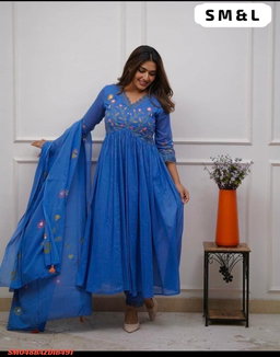 Women's printed cotton  kurta & pant or dupatta set SM3 