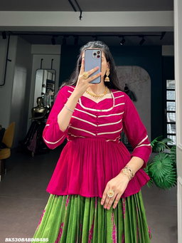 Dola Silk Shibori Print Lehenga SM3