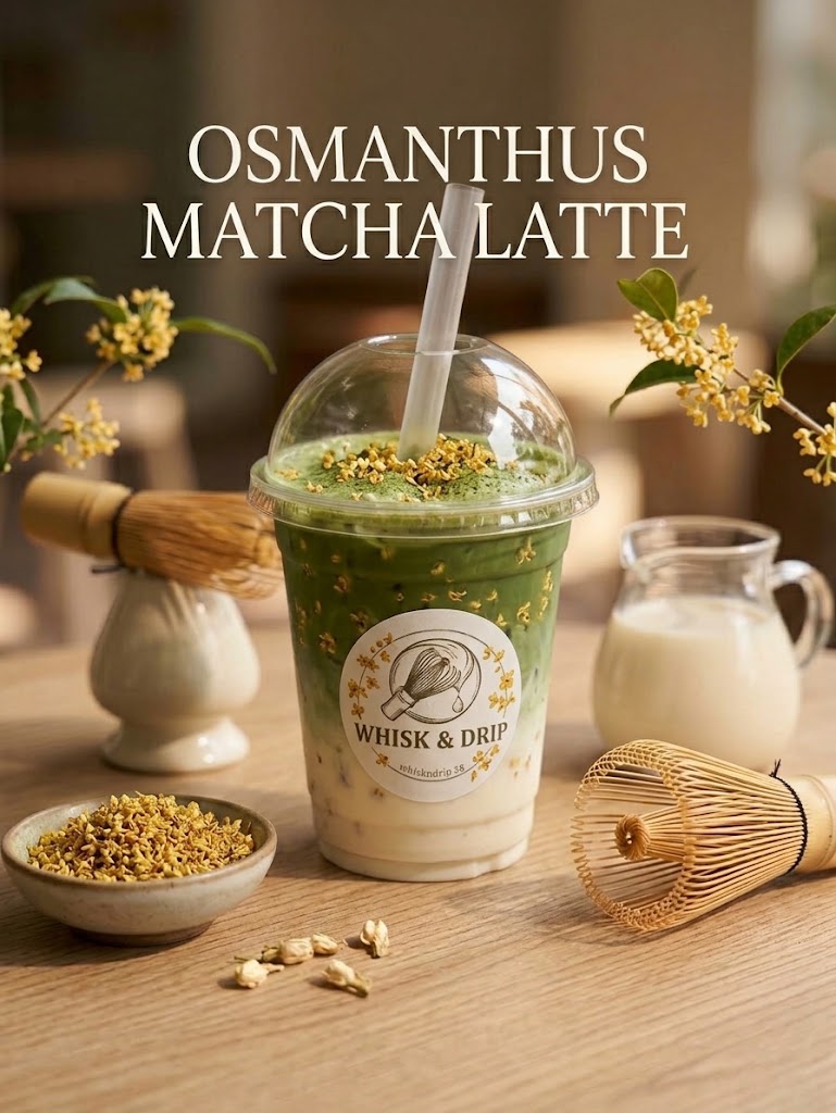 Osmanthus Matcha Latte_0