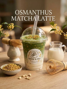 Osmanthus Matcha Latte
