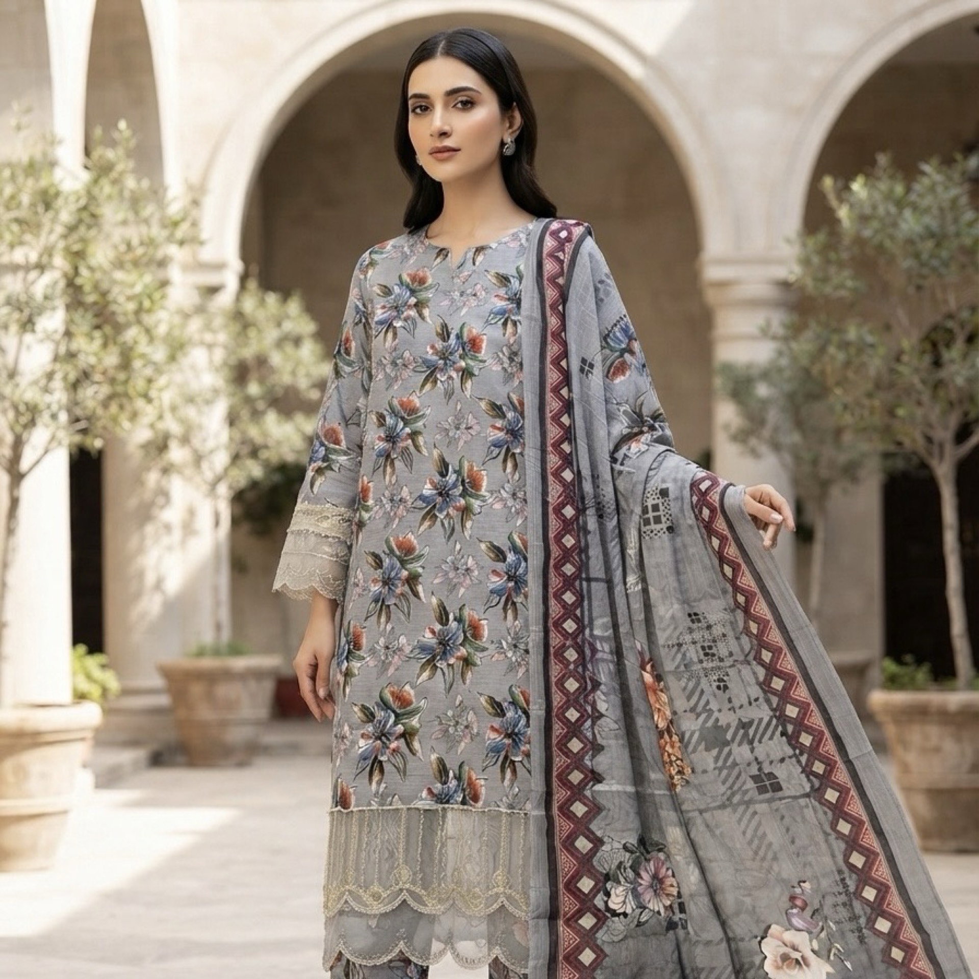 Printed Lawn Suit_0