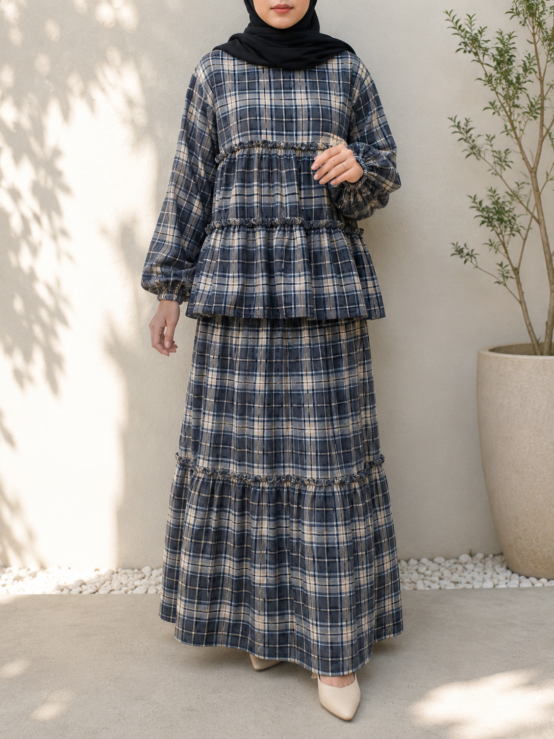 Flannel Skirt Set_1