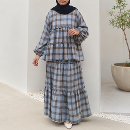 Flannel Skirt Set