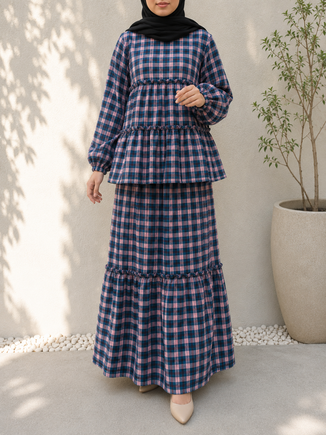 Flannel Skirt Set_4