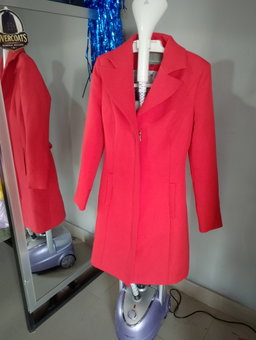 Red Ladies long coat