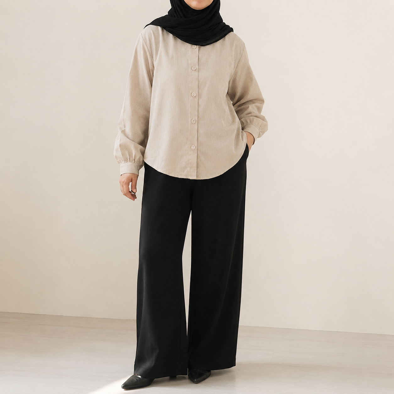 Stripe Light Jean Top_3