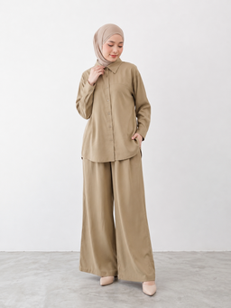 Cotton Crepe Pant Set Punn