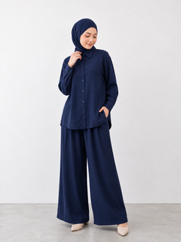 Cotton Crepe Pant Set Punn