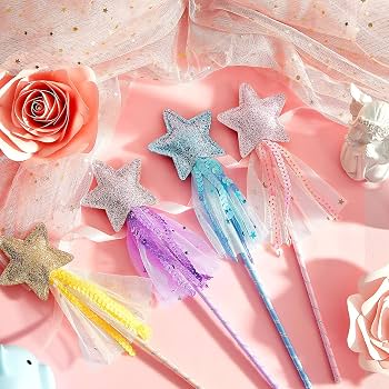 Glittery Star Fairy Wand