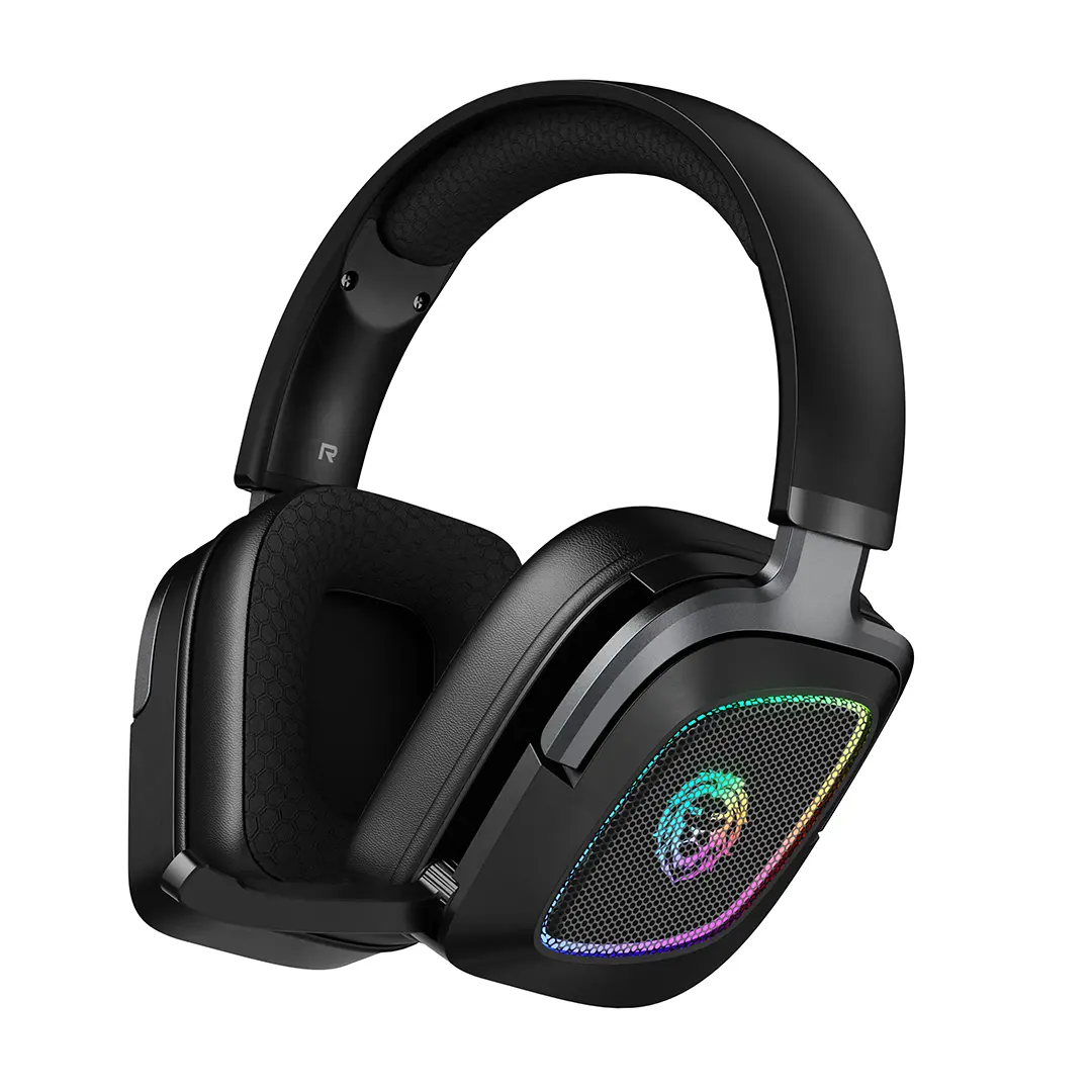 Green Lion Battle Wireless Gaming Headphone - Black_0