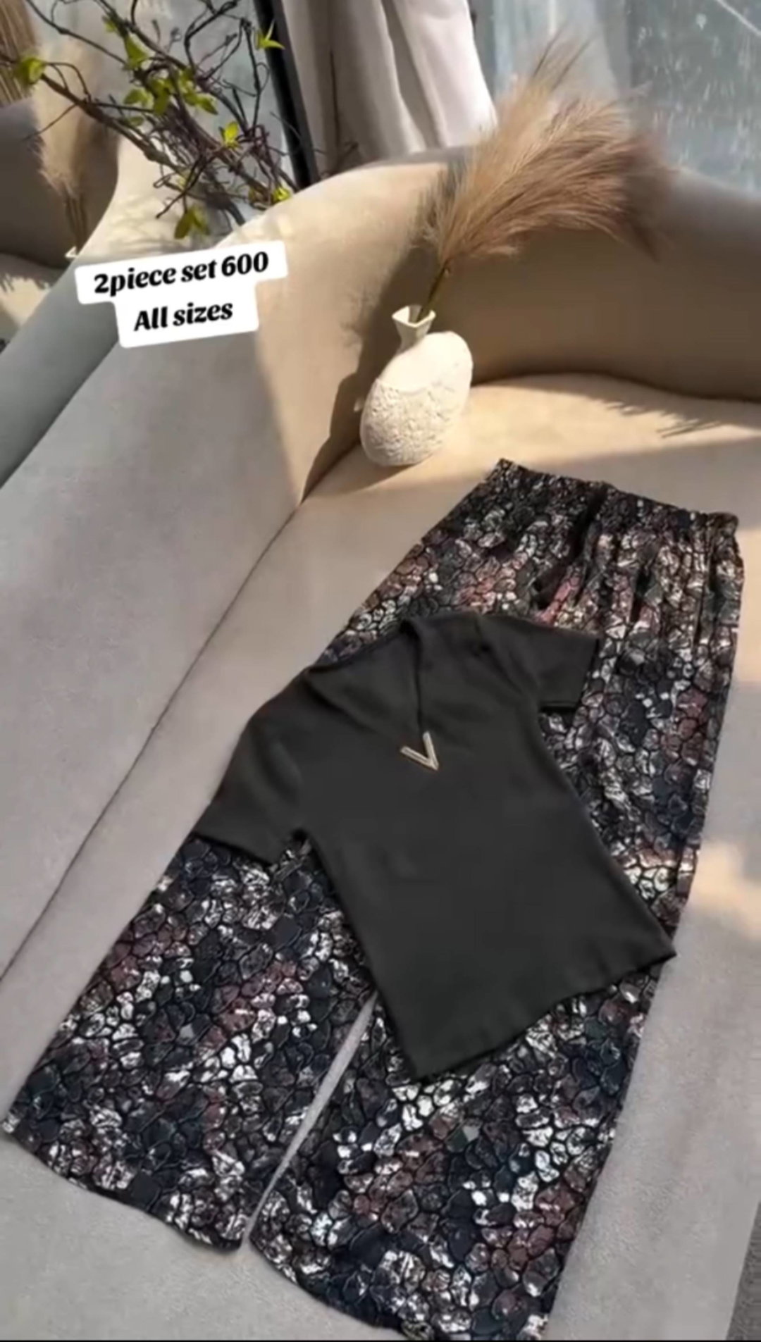 2 piece palazzo