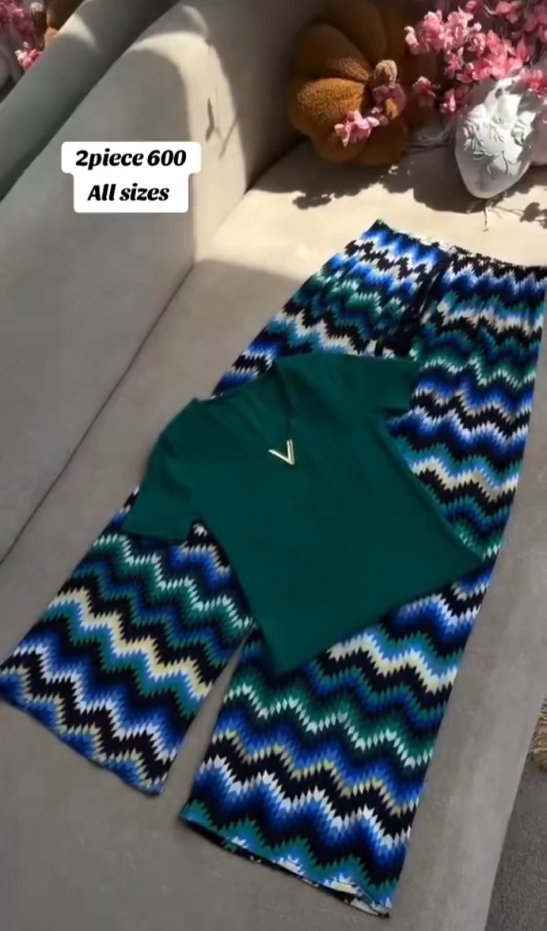 2 piece palazzo